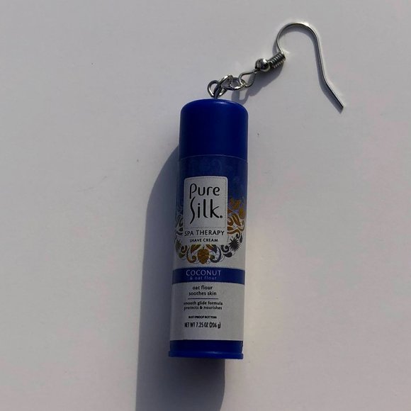 Mini Brands Pure Silk Shaving Cream Earrings - GREAT GIFT IDEA! - Picture 3 of 4